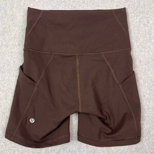 Lululemon Wunder Train High-Waisted Shorts with Pockets